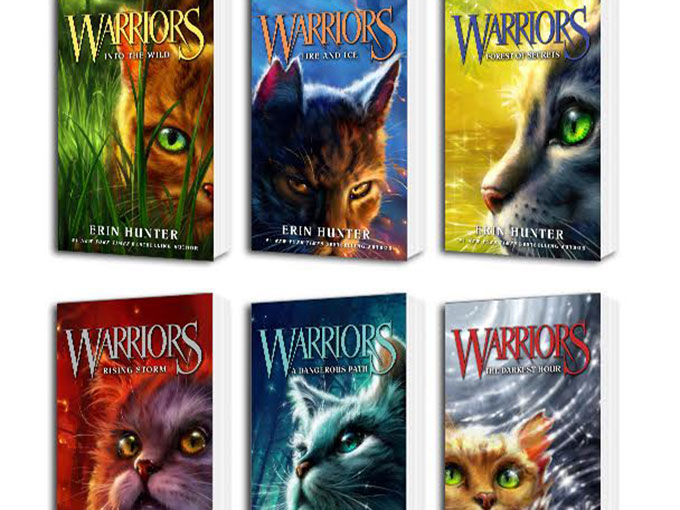 Kate Cary - Three lovely new #warriorcats books arrived on